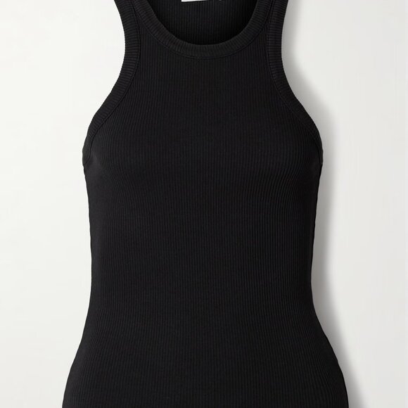 Agolde Rayne Black Tank Top Size Small - Picture 2 of 10